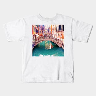 Small Bridge in Venice Kids T-Shirt